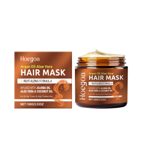 Hoegoa Moisturizing Hair Care Mask Improve Dry and Manic Hair Nourishing Hair Natural Luster Soft Hair Care Mask