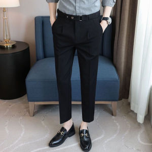 Quần âu nam lưng cao GOZIN.STORE hàn quốc cao cấp quần tây công sở nam lưng cao chỉnh dáng ống côn đẹp big size -33