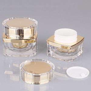 SAVIA 5-50g Face Cream Pots Gold Purple Luxury Makeup Jar Liquid Foundations Empty Cream Packaging Bottle Cosmetic Container