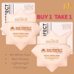[BUY 1 TAKE 1] Hikari Tinted Sunscreen – Double the Glow Double the Protection