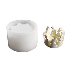 Fashionable House Shaped Candlestick Sturdy Silicone Mould for Resin and Art Craft Supplies Home Decoration Mould