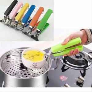 Penjepit Mangkok Anti Panas Capit Makanan Kukus Jepit Panci Bowl Clipper