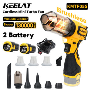 KEELAT KMTF05S Cordless Car Vacuum Cleaner Mini Turbo Fan blower Vakum Cleaner Mini Wireless Vacuum Rechargeable