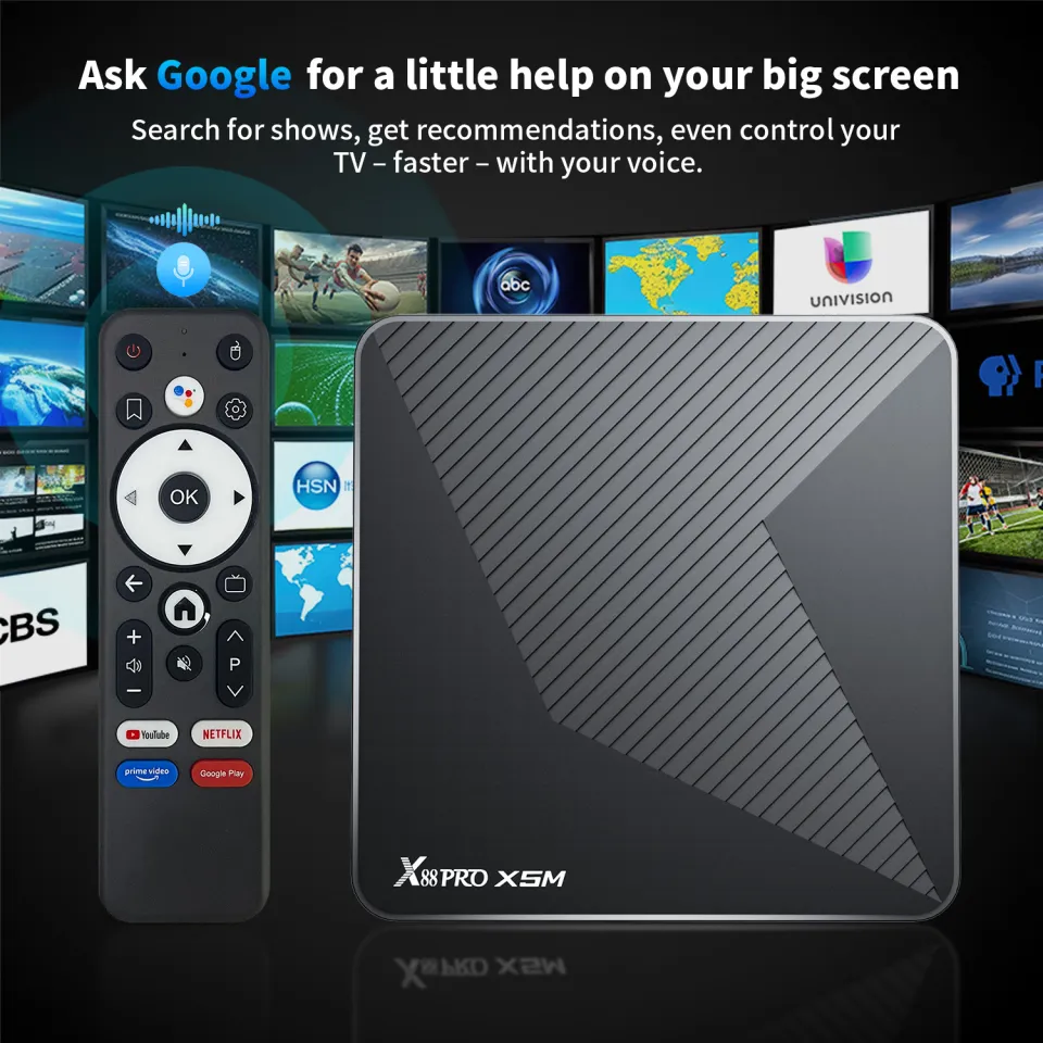 Box X88 X88 Pro Netflix Salange X88 PRO X5M Android 14 TV Box