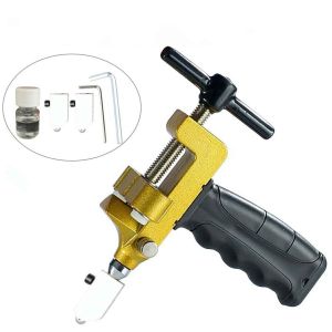 Bộ Dụng Cụ Dao Cắt Kính Gạch 2 in 1 Cầm Tay Dạng Mở Nhanh Đa Năng Gồm 1 Máy Và 3 Lưỡi LAZYL