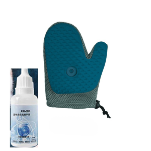 Anti-Static Pet Spray Gloves Pet Electrostatic Dehairing Gloves Pet Grooming Gloves Removes Pet Hair From Clothes