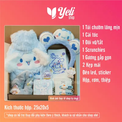Set Quà Cinnamoroll Tặng Sinh Nhật Bạn Bè Người Thân Người Yêu Hộp Quà Cinnamoroll Tặng Bé Gái Xinh Xắn Đáng Yêu