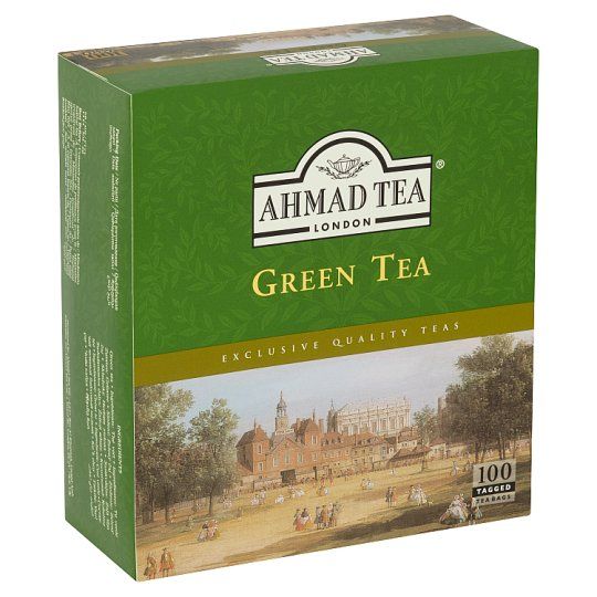 [MD Keto] 100x tea bag ahmad tea green tea beverage for low carb keto ...