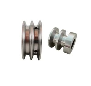 Cornerr Type A double-slot V-belt pulley40mm 60mm 80mm 100mm aluminum V-belt pulley 10mmPU belt 1PCS 6K4N7