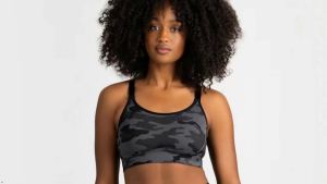 New Balance Womens Seamless Medium Padded Strap Sports Bra Exercise Yoga Top Sostén Deportivo