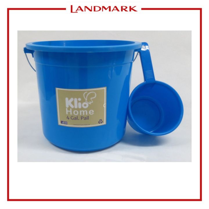 Klio Pail with Dipper Set - Blue