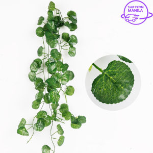 2M Green Artificial Plant Wall Hanging Ivy Leaf Garland Vine for Outdoor Garden  Decor Silk Fake Plant
