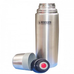 Bình Giữ Nhiệt Zebra inox trơn nguyên khối - Size 450ml 800ml 1000ml