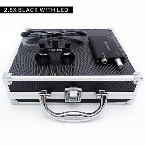 NICEDEN 3.5X 2.5X Magnification Binocular Dental Loupe With 3W Headlight LED Light Medical Operation Loupe Lamp Dentistry Tool