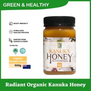 Radiant Organic NZ Bush/Rata/Kanuka Honey 500g