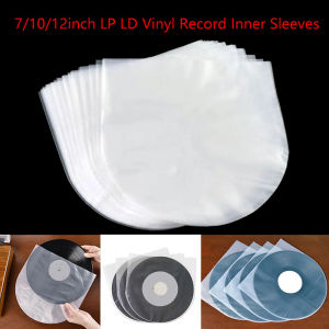 [Alex Do] Hot Sale 50Pcs 7 10 12 Inch Clear Vinyl Record Protecter LP Record Plastic Bag Anti-static Record Inner Sleeves Packaging Bag Clear Cover