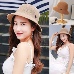 Nón cói chữ M mũ đi biển siêu xinh có dây rút bên trong vừa vặn đầu phong cách Vintage Trùm Sỉ Gia Thành