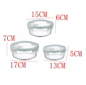 Glass Lunch Box for Adult Kids Set Leak Proof Microwave Safe Lunch Bento Box With Cover Tupperware - Paez Official