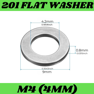 (50 PCS) Flat Washer Stainless Steel 3mm 4mm 5mm 6mm 8mm 10mm 12mm 14mm Ring Plain Washers Mr Hardware