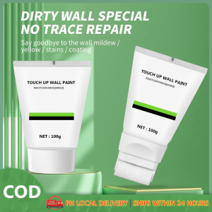 Wall Paint White Color Odorless With Free Brush Roller Design Wall Repair Paste Cream Roller Waterproof Paint Non-Marking Wall Repair