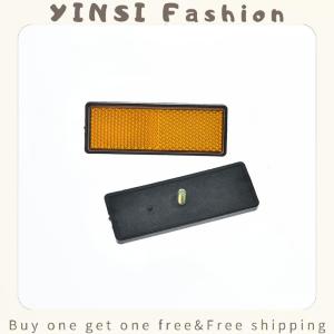 YINSI plastic bike bicycle tail safety warning lamp cycling bike rear reflector light Bicycle Reflectors Bike Taillight Lamp With Screws Safety Light Cycling Bike Tail Light Lamp Cycling Bicycle Taillight Bike Back Rear Warning Reflector Bike Bicycle Cycl