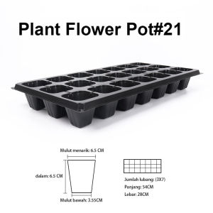 100 PCS Pot Bibit / 50 PCS Tray Semai / Seedling Pot / Pot Tray Semai Bibit Benih 21/32/50/72/105/128/200 Holes