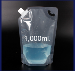 แพค100ใบ เรทส่ง ถุงใส่น้ำ ถุงใส ถุงฝาเกลียว ตั้งได้ หลากหลายขนาด