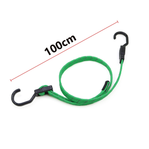 1M/1.2M Elastic Cargo Bundling Strap with Hooks Flat Luggage Strong Strap Bike Cargo Fixed Tool