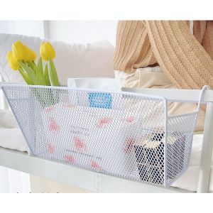 hikim ตะกร้าแขวน ใช้วางของข้างเตียง ตะกร้าตาข่ายแขวน