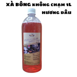 Xà bông rửa xe không chạm hương dâu võ gia chai 1Lit  giúp việc vệ sinh xe được nhanh và sạch hơn dùng xe máy oto xedien