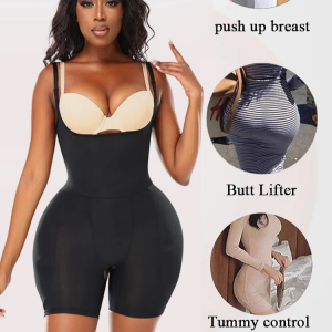 ⚡One-Piece Body Shaper for Women Tummy-Control Pants Hip-Lifting Shaping Suspenders Elastic Corset Body Shaping Corset女士塑身衣
