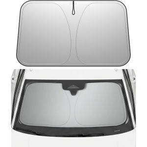 Spigen Universal Car Sun Shade with UV & Heat Protection Windshield Car Front Sunshade UO260 (M)