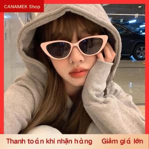 CS Tam giác CAT-Eye Sunglasses đối với phụ nữ màu hồng CAT-Eye Sunglasses HOT GIRL bãi biển Kính du lịch ngoài trời cắm trại