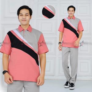 Setelan Baju Olahraga Senam Pria Lengan Pendek  / Setelan Kaos Training Olahraga Pria Terbaru