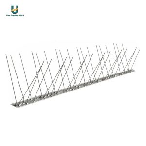 Stainless Steel Bird Spikes Easy To Install Fence Spikes 10 Feet Coverage for Keeping Small Crows and Woodpeckers Away [Ueb Flagship Store]