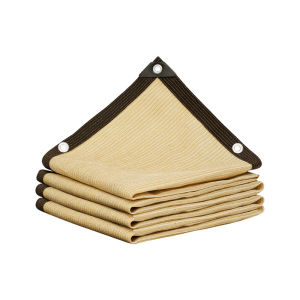 90% Shading HDPE Beige Sunshade Net Garden Plant Shed Shading Sail UV Protection Outdoor Sun Cover Swimming Pool Awning