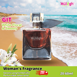 Mulegh Parfum - GIT 20-60ml | Parfum Wanita Wangi 12Jam 24Jam & 36Jam