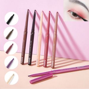 FERAB Non-Smudge Eyeliner Pencil Glitter Champagne Waterproof Lying Silkworm Pencil Smooth Purple Gel Eyeliner Pen Women
