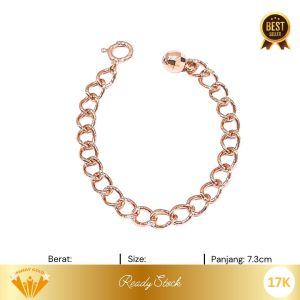 Rantai Tambahan Gelang / Kalung Emas Kadar 17K Family Gold