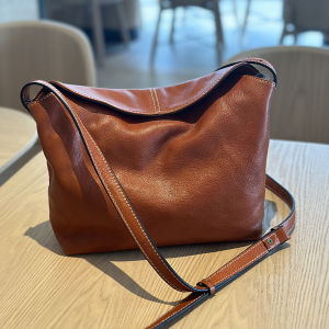 BeeGreen Women Soft Genuine Leather Shoulder Bag High Quality Commuter Bag Large Capacity Sling Bag