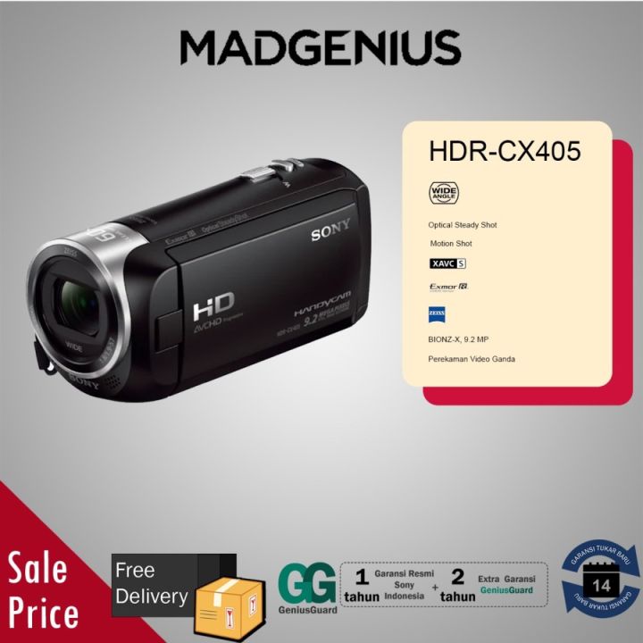 SONY HDR-CX405 Handycam CX405 dgn sensor CMOS Exmor R Handycam