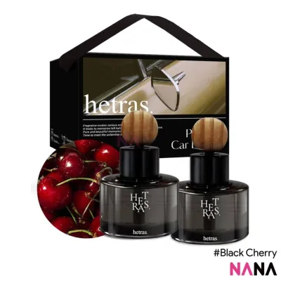 hetras. Premium Car Diffuser #Black Cherry 77ml x 2pcs