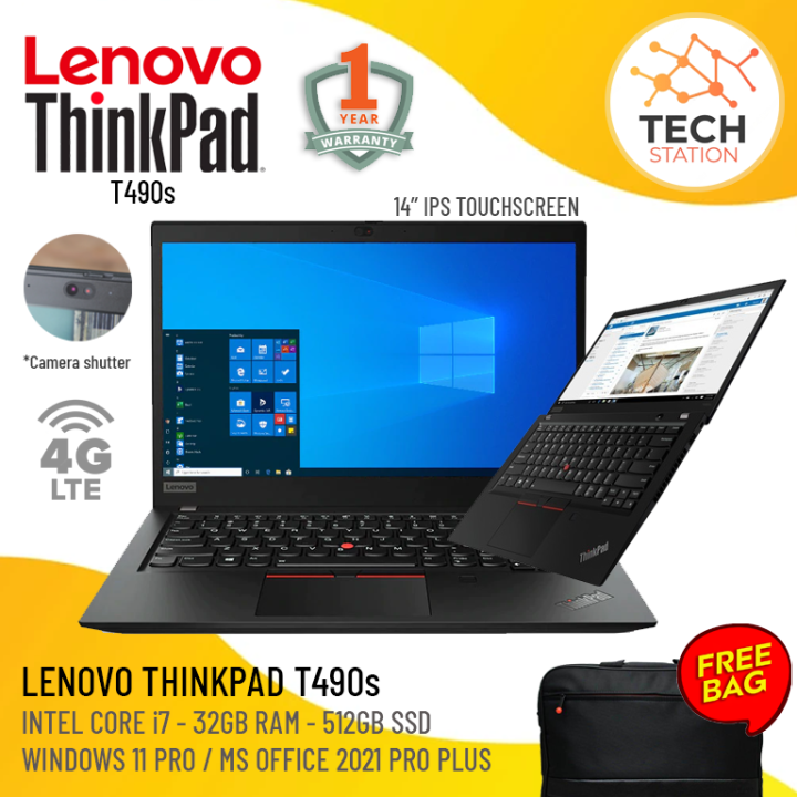 Lenovo Thinkpad T490s Core I7 8th Gen 32gb Ram Up To 2tb Ssd 14