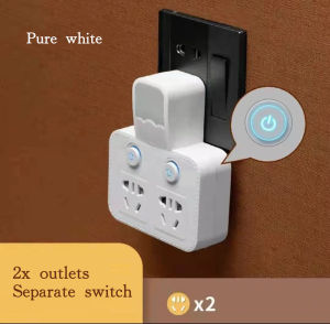 Smart Wireless Outlet Extender Plug-in USB Interfaces Power Socket With Adjustable Night Light Multi-funtion Plug Adaptor For Home Use