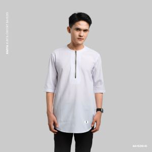 Koko Kurta Pria Dewasa| baju Koko Polos | Berbahan katun Oxfort Lengan 3/4 All Variant