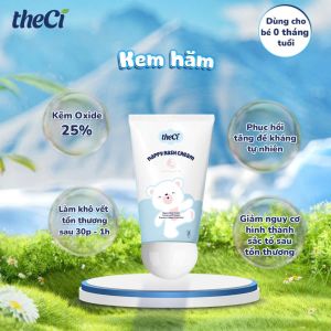 Kem Hăm Tã TheCi Nappy Rash Cream tuýp 25g– Dưỡng Da Bé Sơ Sinh Thuần Chay Dịu Nhẹ Với Dầu Bơ - Green Pharma