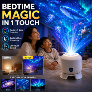 Projection Lamp Colorful Dream Rotating Projector Night Light For Bedroom Kids/LED Mood Lighting/Relaxing Ambience/Creative Home Decor