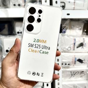 Softcase Transparan Pelindung Kamera untuk Samsung S25 Ultra 5G - Kapasitas Baterai Besar Kompatibel Wireless Charging