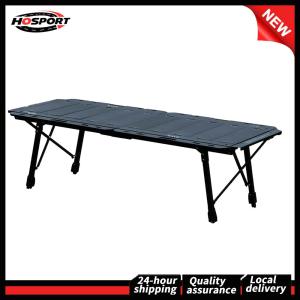 【HOSPORT】 โต๊ะตั้งแคมป์พับได้พร้อมถุงหิ้ว ดีไซน์กะทัดรัด ทำจากอลูมิเนียม เหมาะสำหรับตั้งแคมป์และเดินป่า