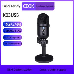 Mini Microphone Condenser For Live Streaming Recording Ultra Compact Super Cardioid Microphone For Any Computer/ PC / Desktop / Laptop(Plug&Play)